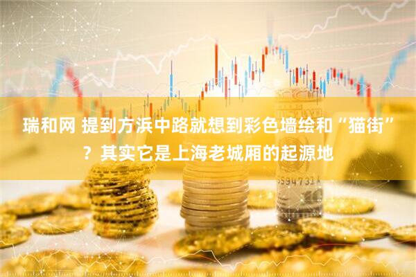 瑞和网 提到方浜中路就想到彩色墙绘和“猫街”？其实它是上海老城厢的起源地